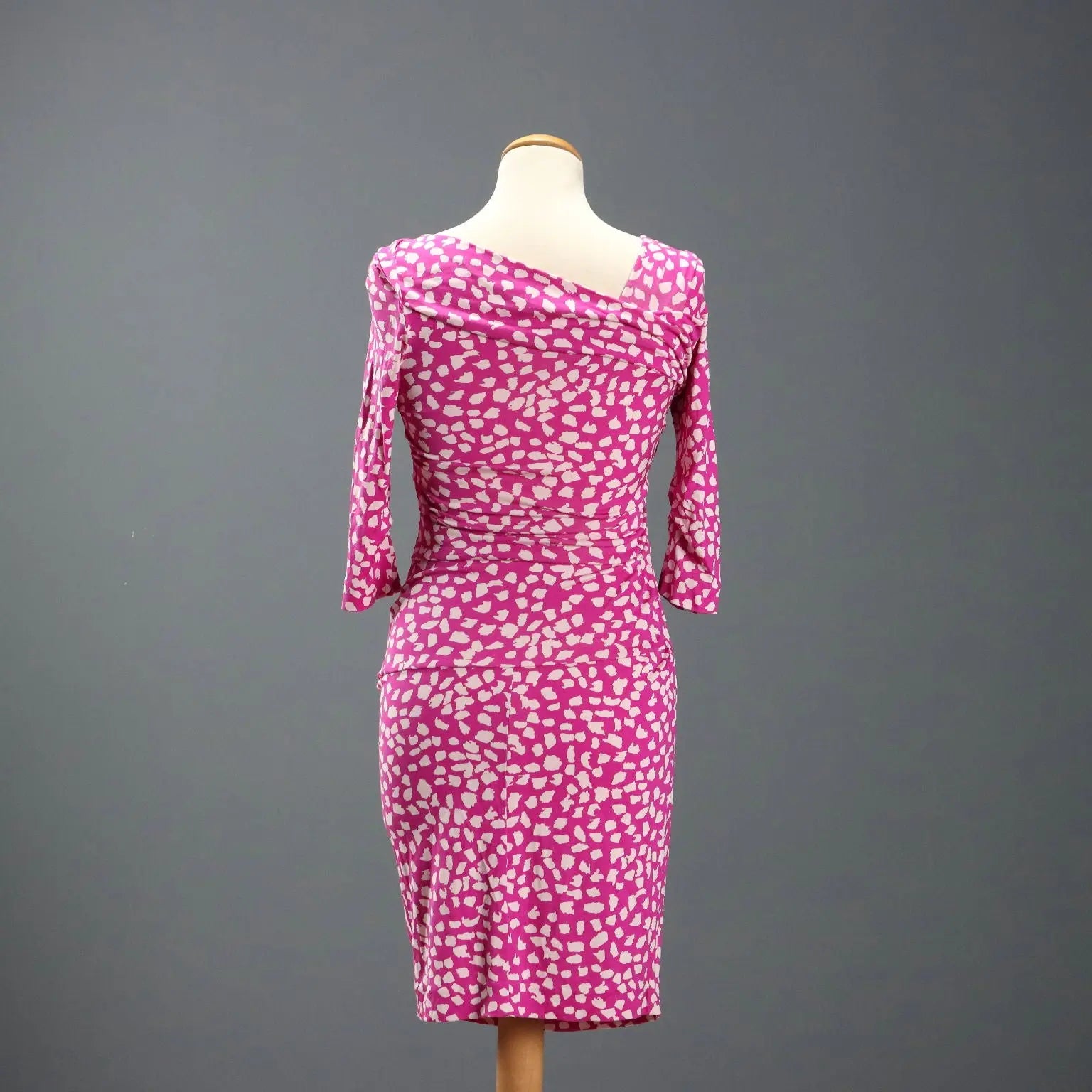 Diane Von Furstenberg Dress Jersey Silk UK Size 10 Pre-Loved