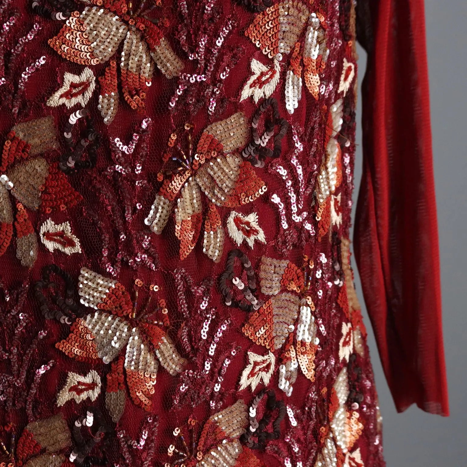 Rossella Goldschmied Dress Paillettes UK Size 12 Second Hand Italy