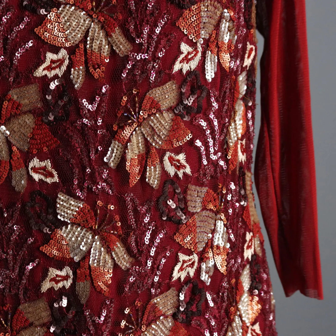 Rossella Goldschmied Dress Paillettes UK Size 12 Second Hand Italy