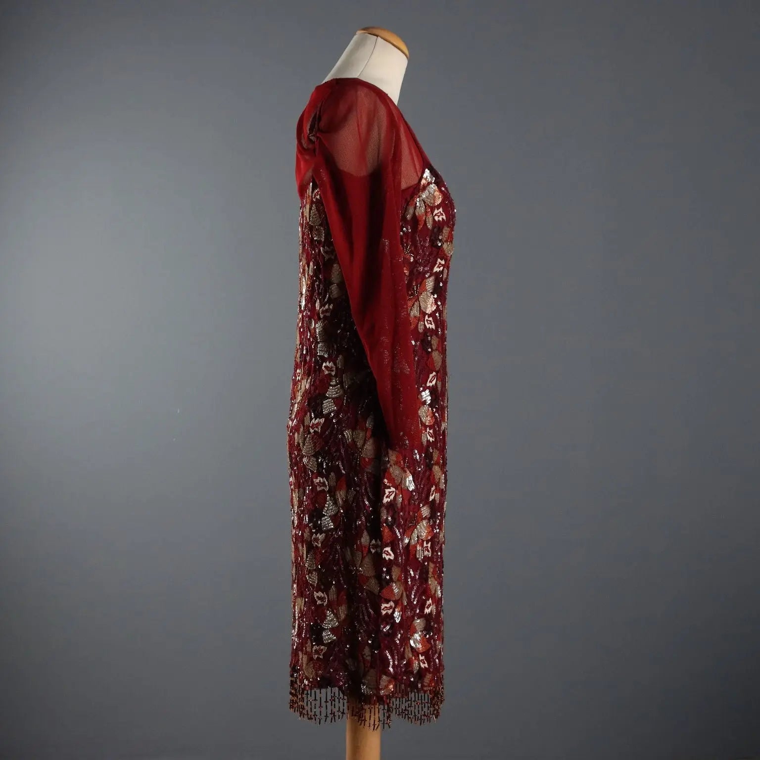 Rossella Goldschmied Dress Paillettes UK Size 12 Second Hand Italy