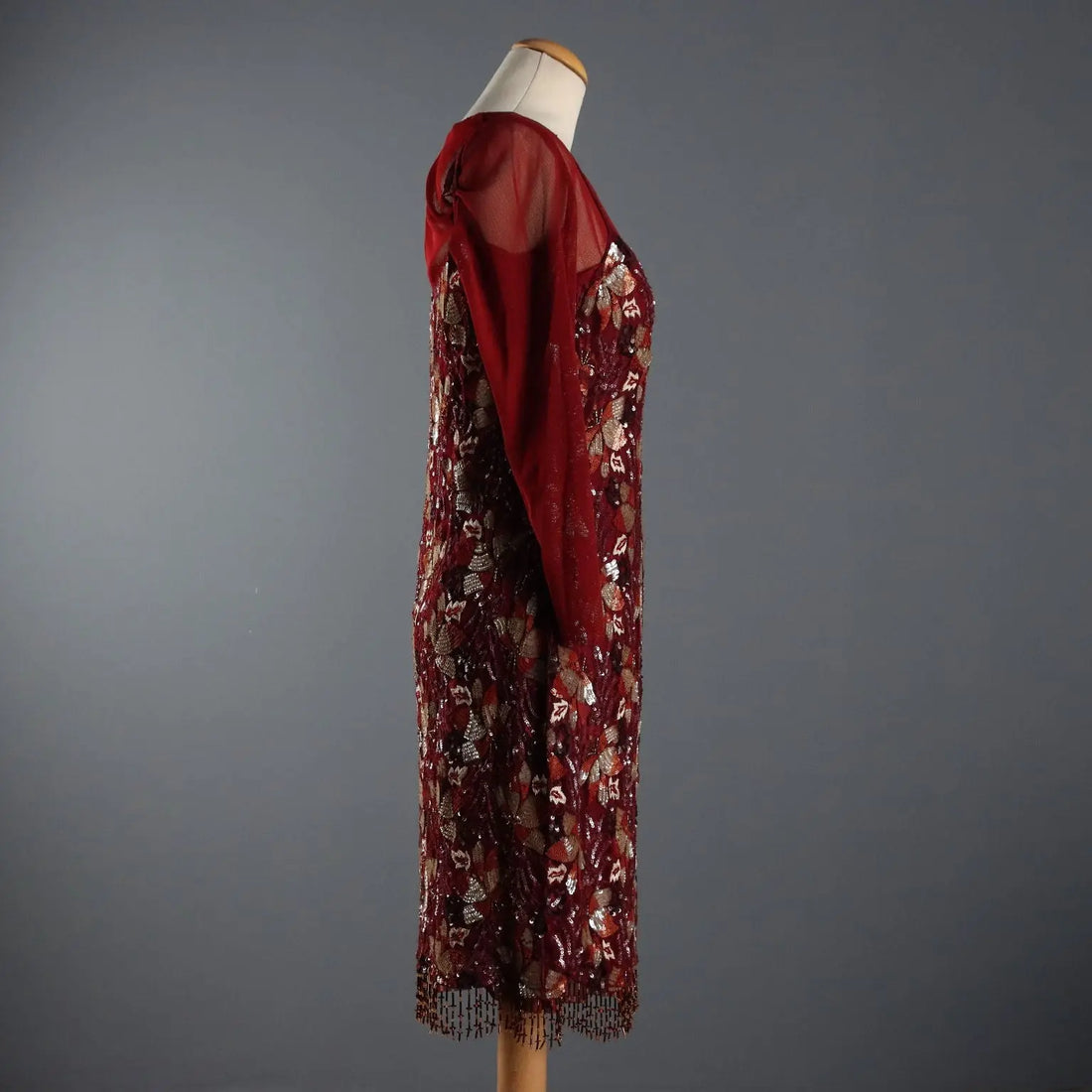 Rossella Goldschmied Dress Paillettes UK Size 12 Second Hand Italy