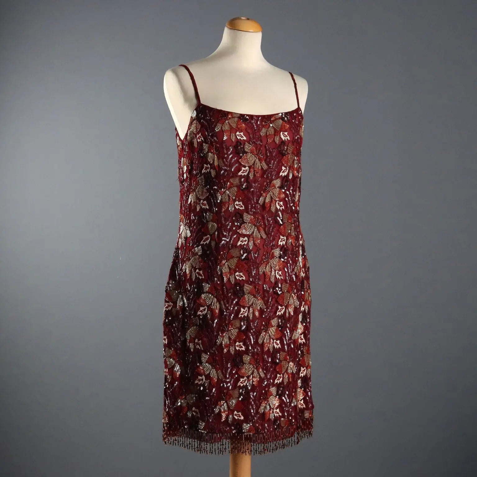 Rossella Goldschmied Dress Paillettes UK Size 12 Second Hand Italy