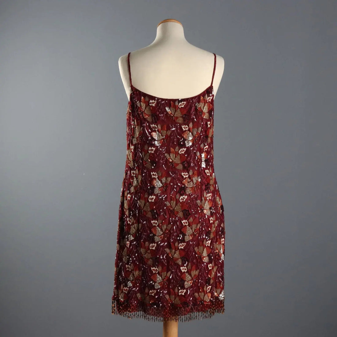 Rossella Goldschmied Dress Paillettes UK Size 12 Second Hand Italy