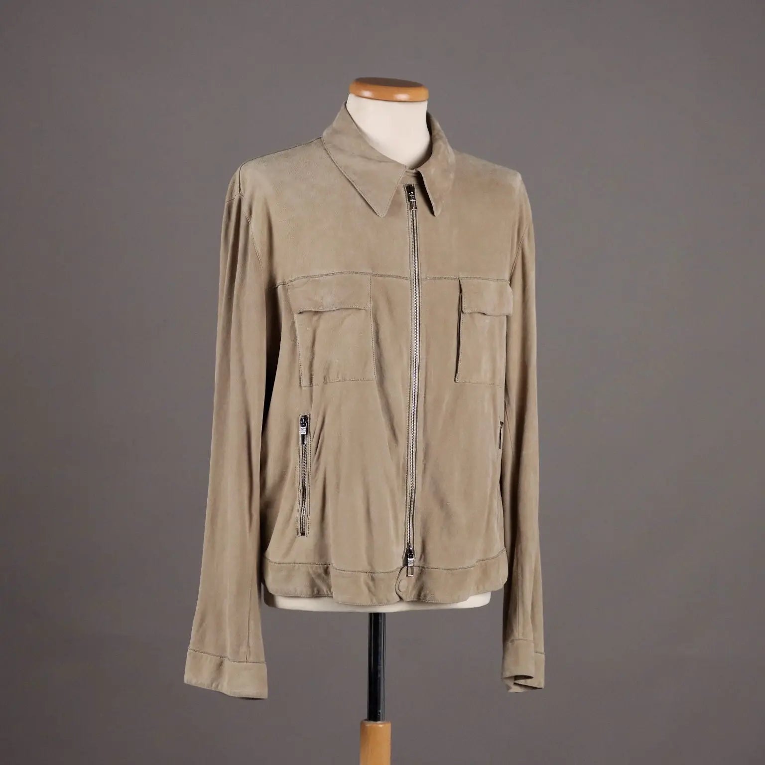 Giorgio Armani Men's Jacket Leather Second Hand UK Size 42 - UK Size 42 | Clothing & House Linens | Second hand