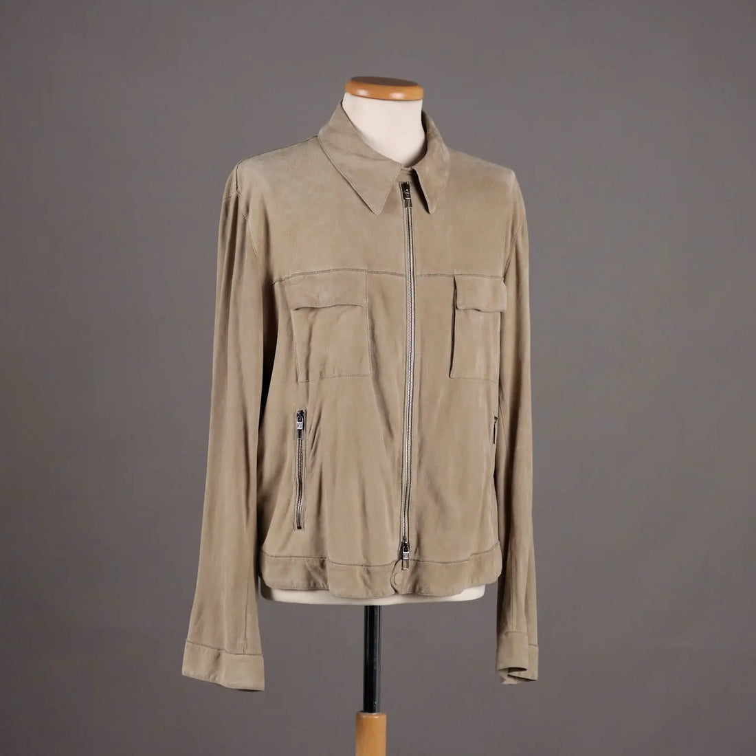 Giorgio Armani Men's Jacket Leather Second Hand UK Size 42 - UK Size 42 | Clothing & House Linens | Second hand
