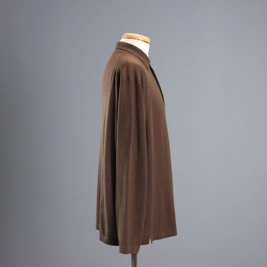 Loro Piana Men's Polo Brown Cashmere Silk UK Size 44 Second Hand - UK Size 44 | Clothing & House Linens | Second hand