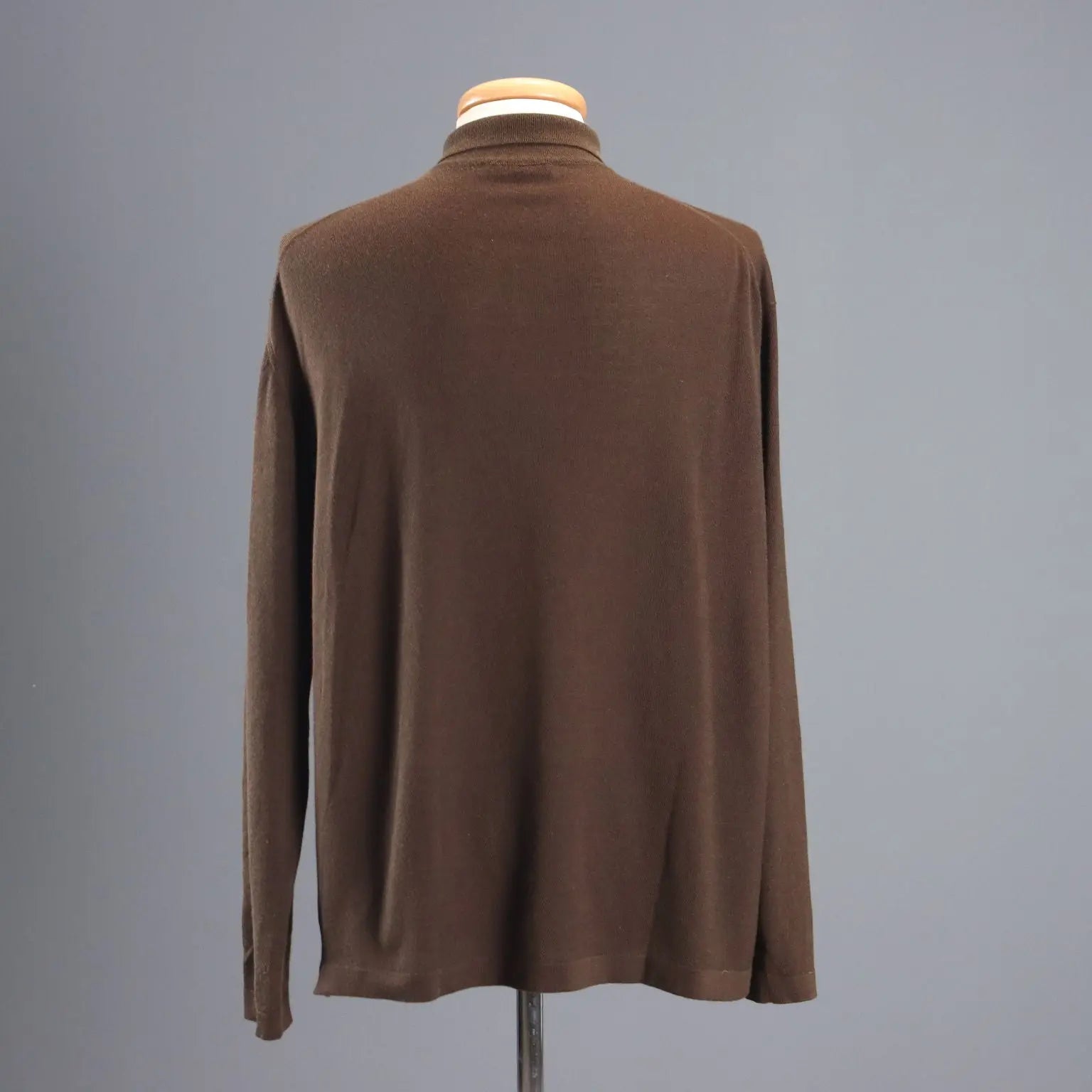 Loro Piana Men's Polo Brown Cashmere Silk UK Size 44 Second Hand - UK Size 44 | Clothing & House Linens | Second hand
