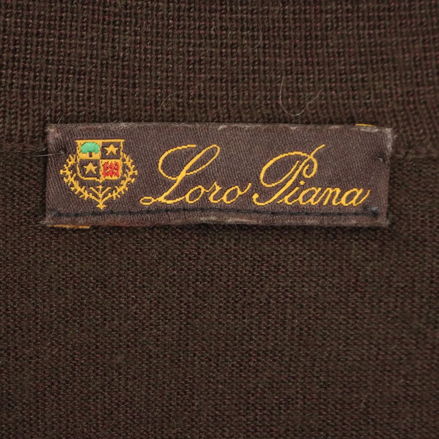 Loro Piana Men's Polo Brown Cashmere Silk UK Size 44 Second Hand - UK Size 44 | Clothing & House Linens | Second hand