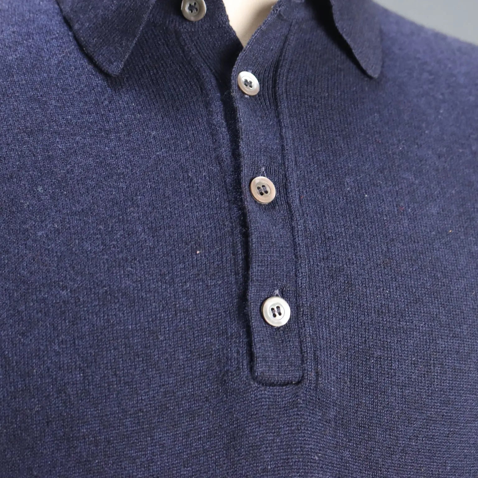 Colombo Men's Knit Polo Shirt UK Size 40 Second Hand Italy - UK Size 40 | Clothing & House Linens | Second hand