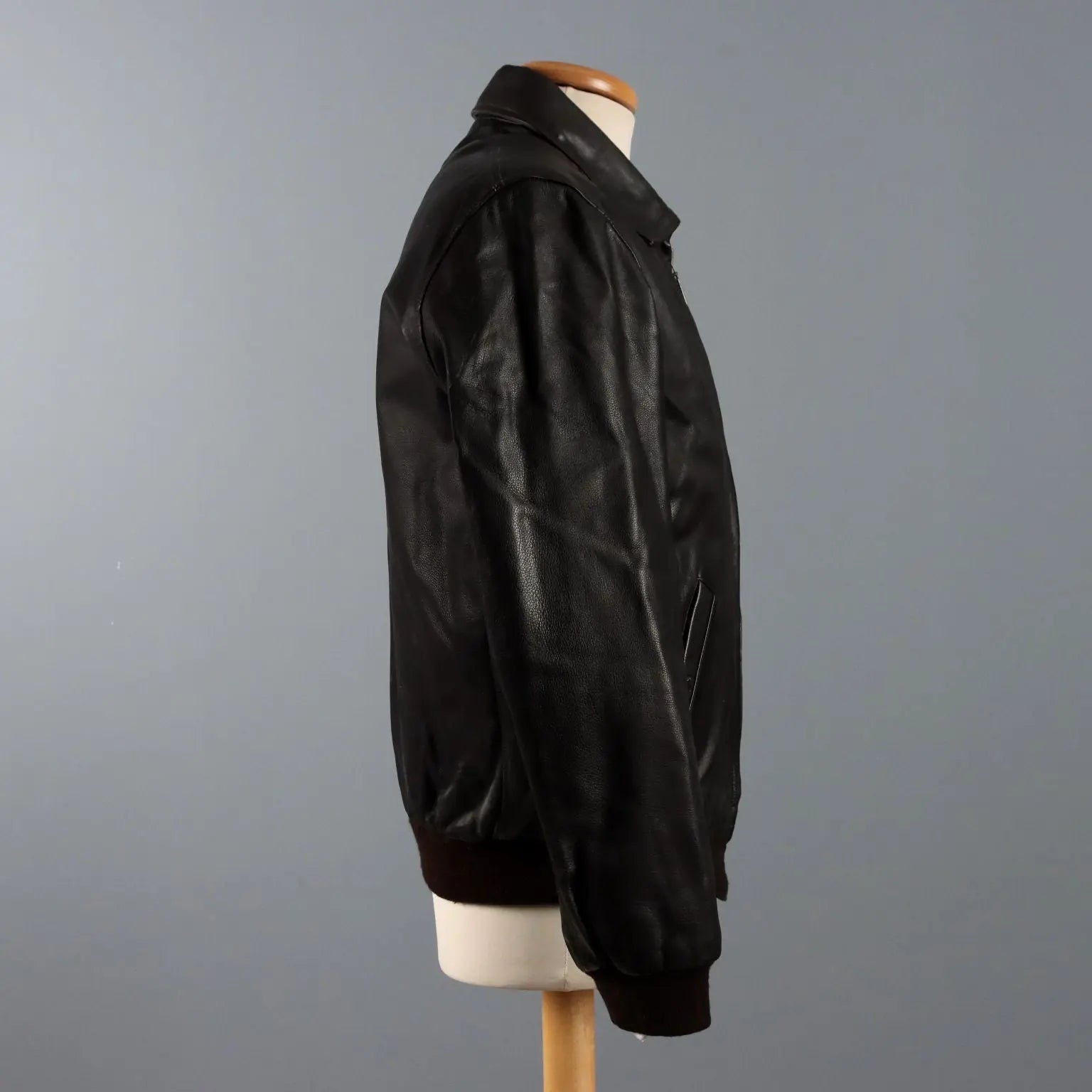 Chevignon Men's Jacket Leather Poliammide UK Size 38 Second Hand