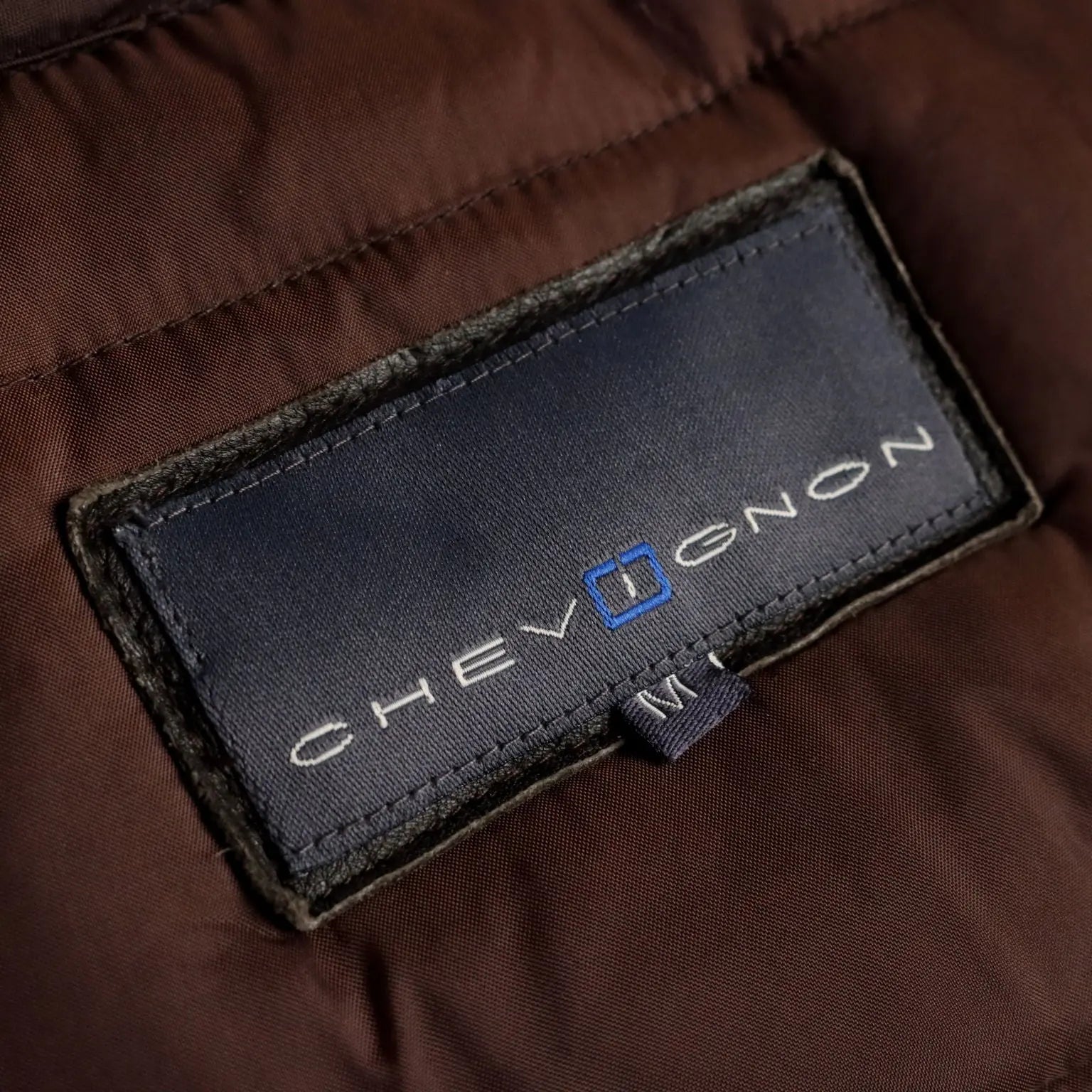 Chevignon Men's Jacket Leather Poliammide UK Size 38 Second Hand