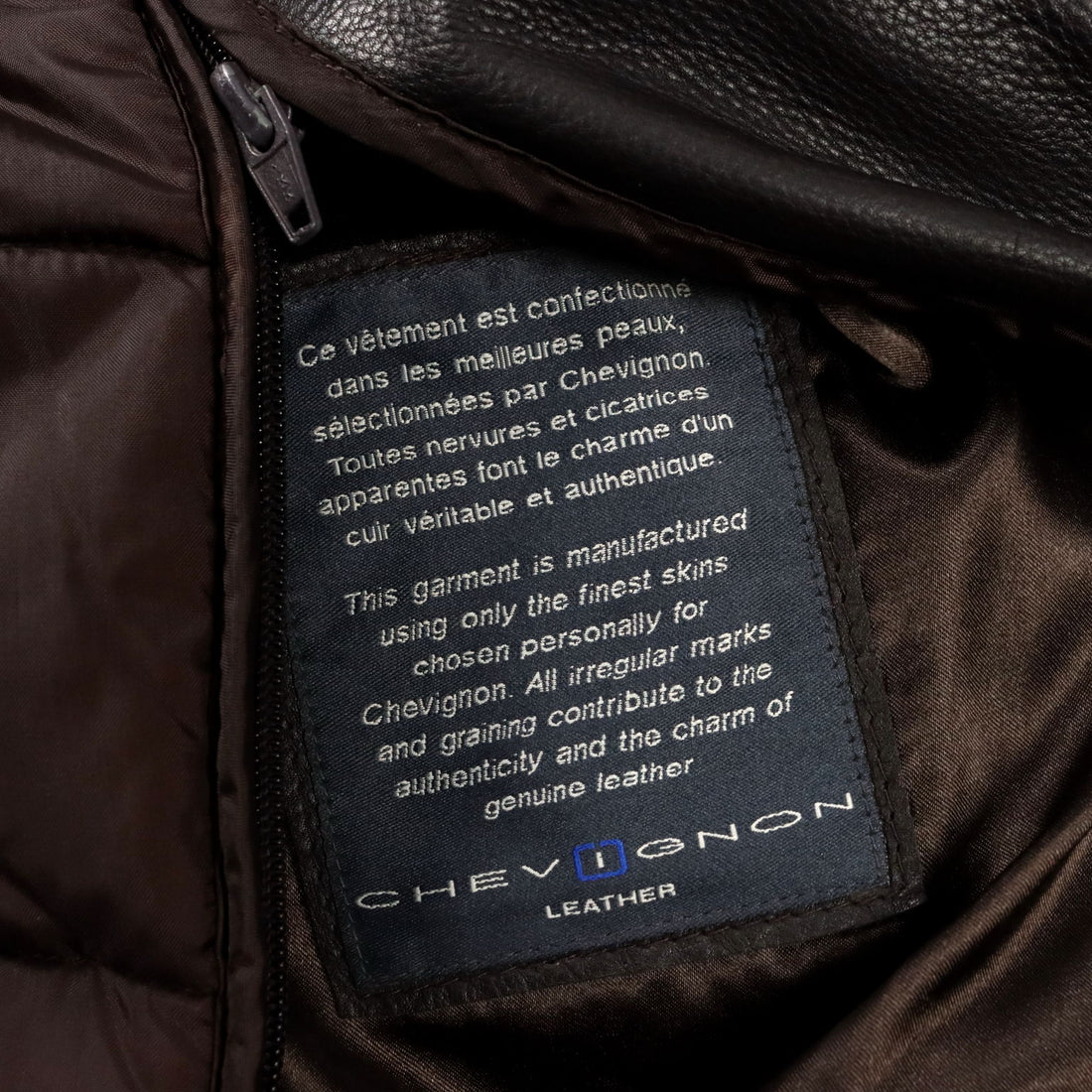 Chevignon Men's Jacket Leather Poliammide UK Size 38 Second Hand - UK Size 38 | Clothing & House Linens | Second hand