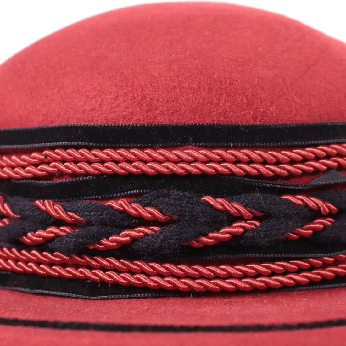 Vintage Women's Hat Red Felt Milan Italy 1960s 1970s | Clothing & House Linens | Vintage