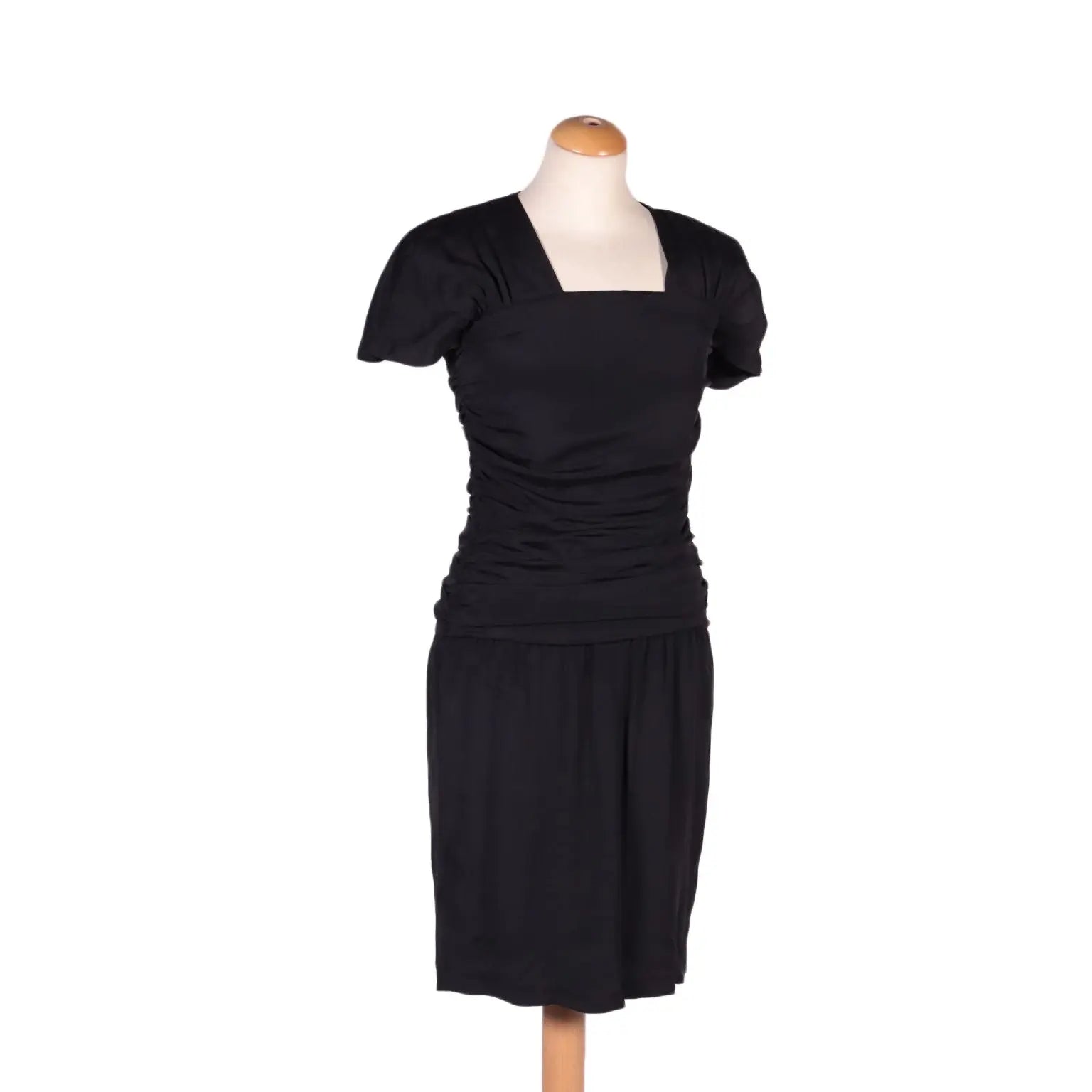 Vintage Max Mara Balck Dress Silk Italy 1980s-1990s - Size UK 10 | Clothing & House Linens | Vintage