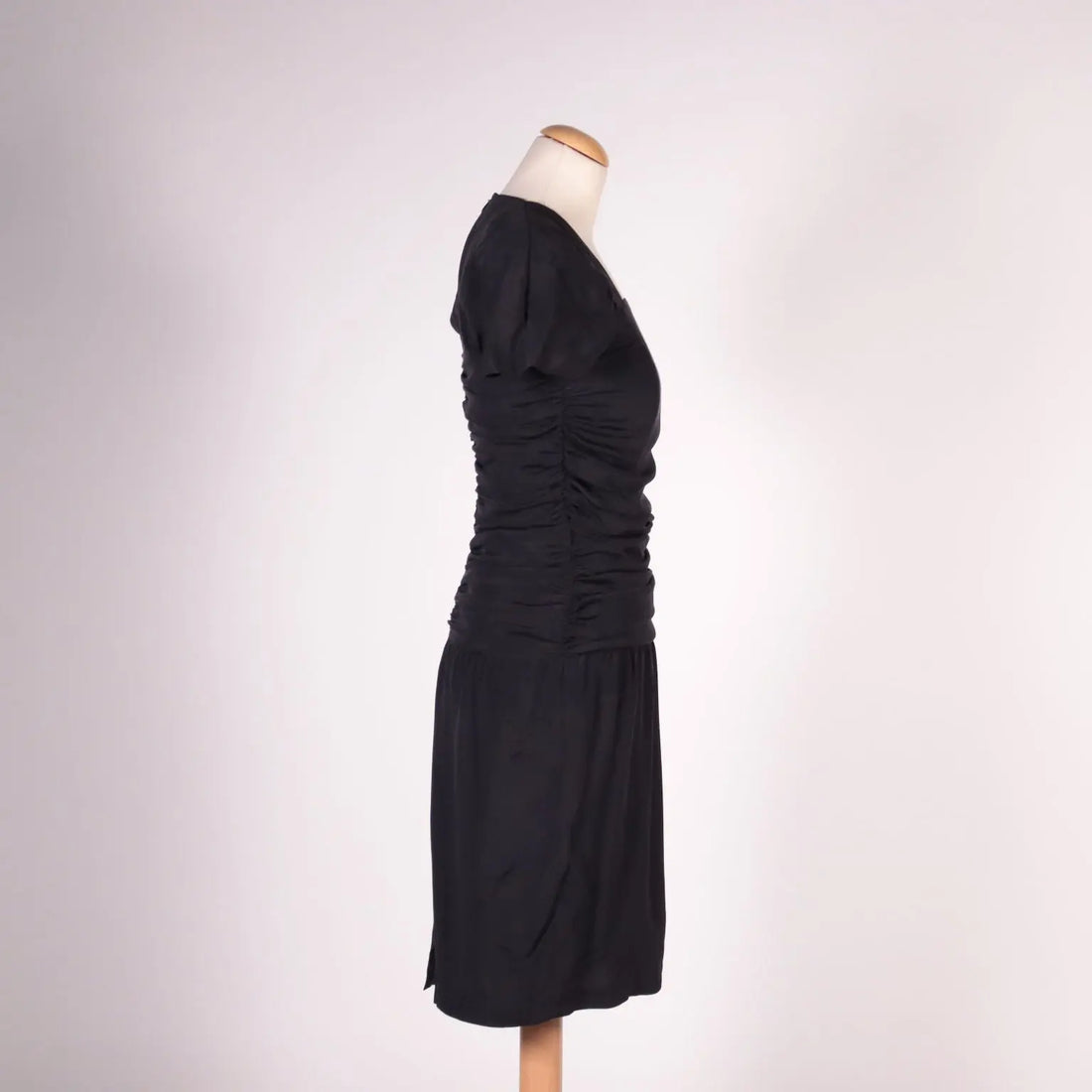 Vintage Max Mara Balck Dress Silk Italy 1980s-1990s - Size UK 10 | Clothing & House Linens | Vintage