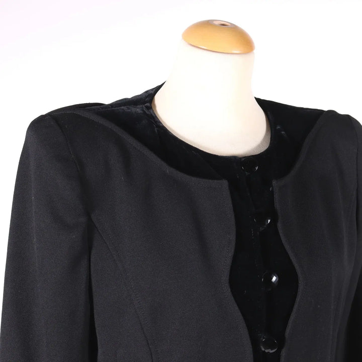 Vintage Ungaro Jacket Velvet Size 10 Wool France 1980s - Size L | Clothing & House Linens | Vintage