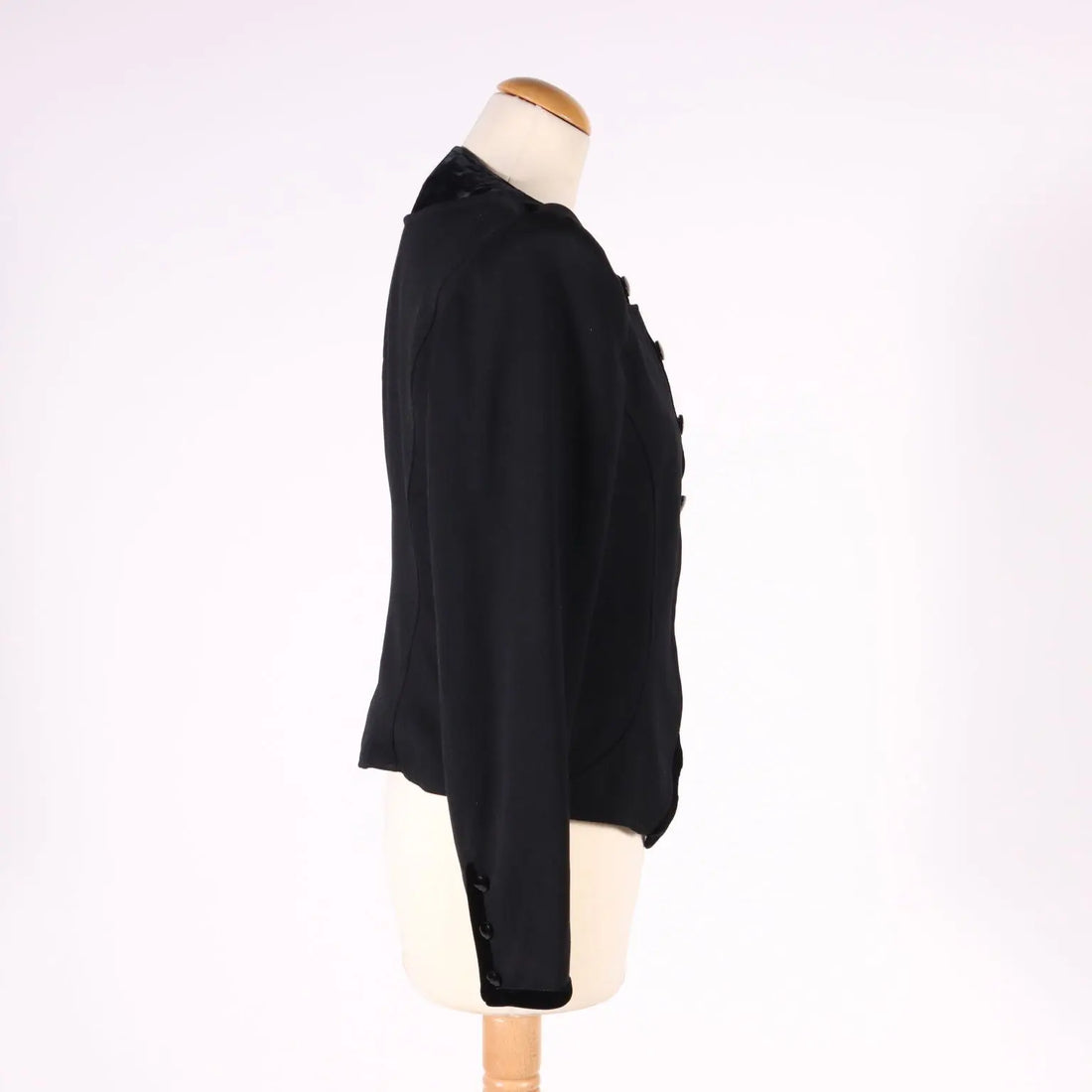 Vintage Ungaro Jacket Velvet Size 10 Wool France 1980s - Size L | Clothing & House Linens | Vintage