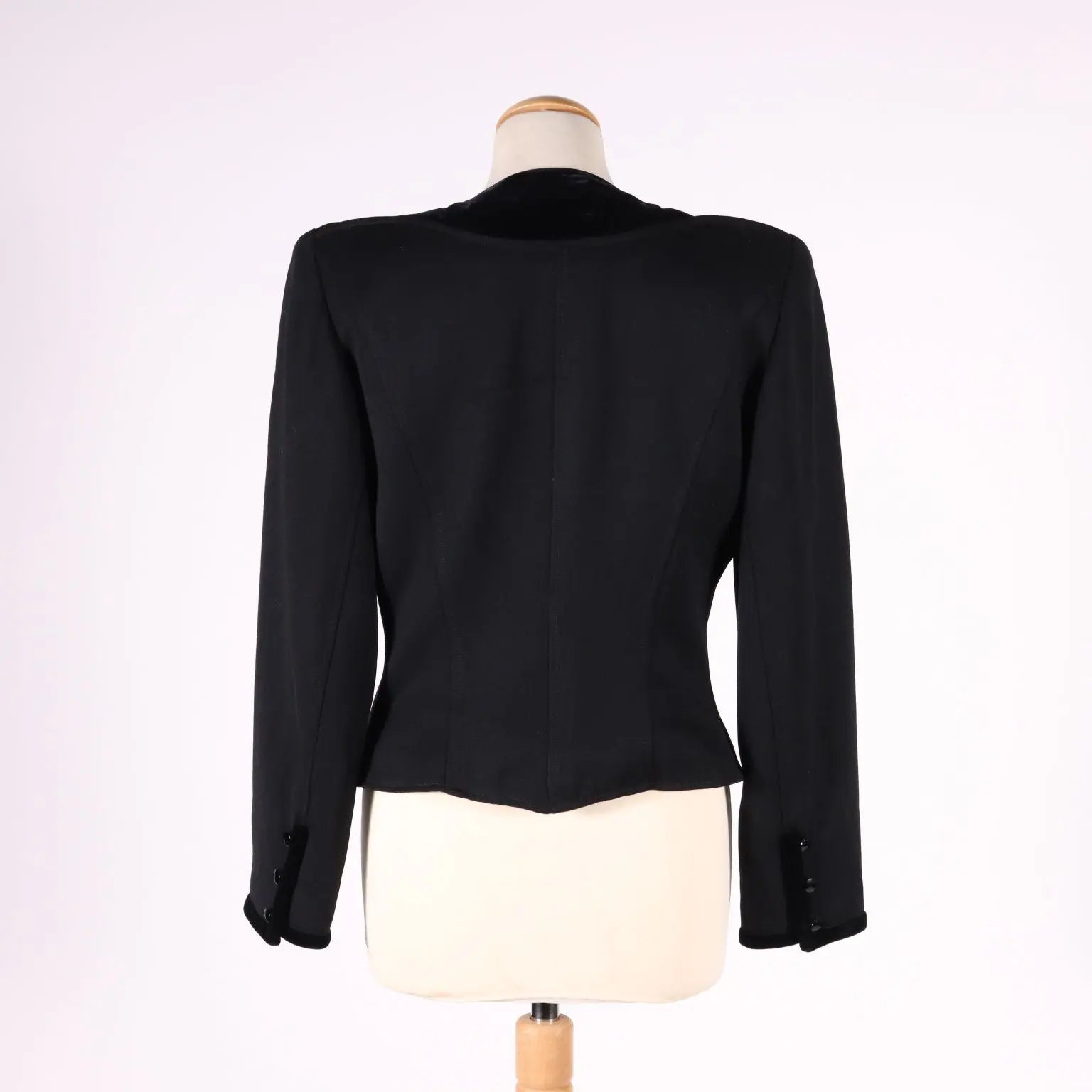 Vintage Ungaro Jacket Velvet Size 10 Wool France 1980s - Size L | Clothing & House Linens | Vintage