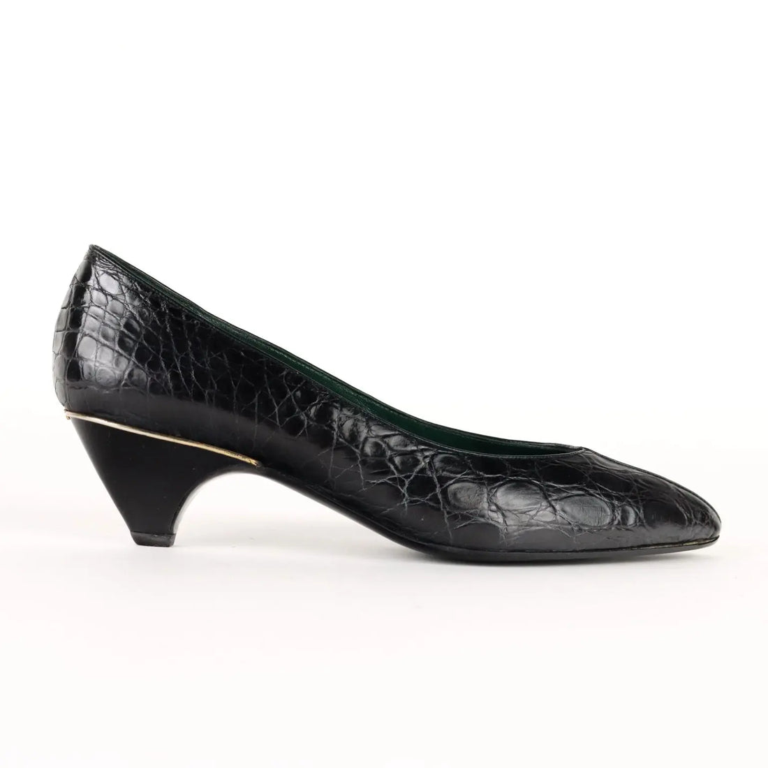 Vintage Gucci Shoes Leather N. 9 Italy 1980s-1990s - Size N. 6 | Clothing & House Linens | Vintage