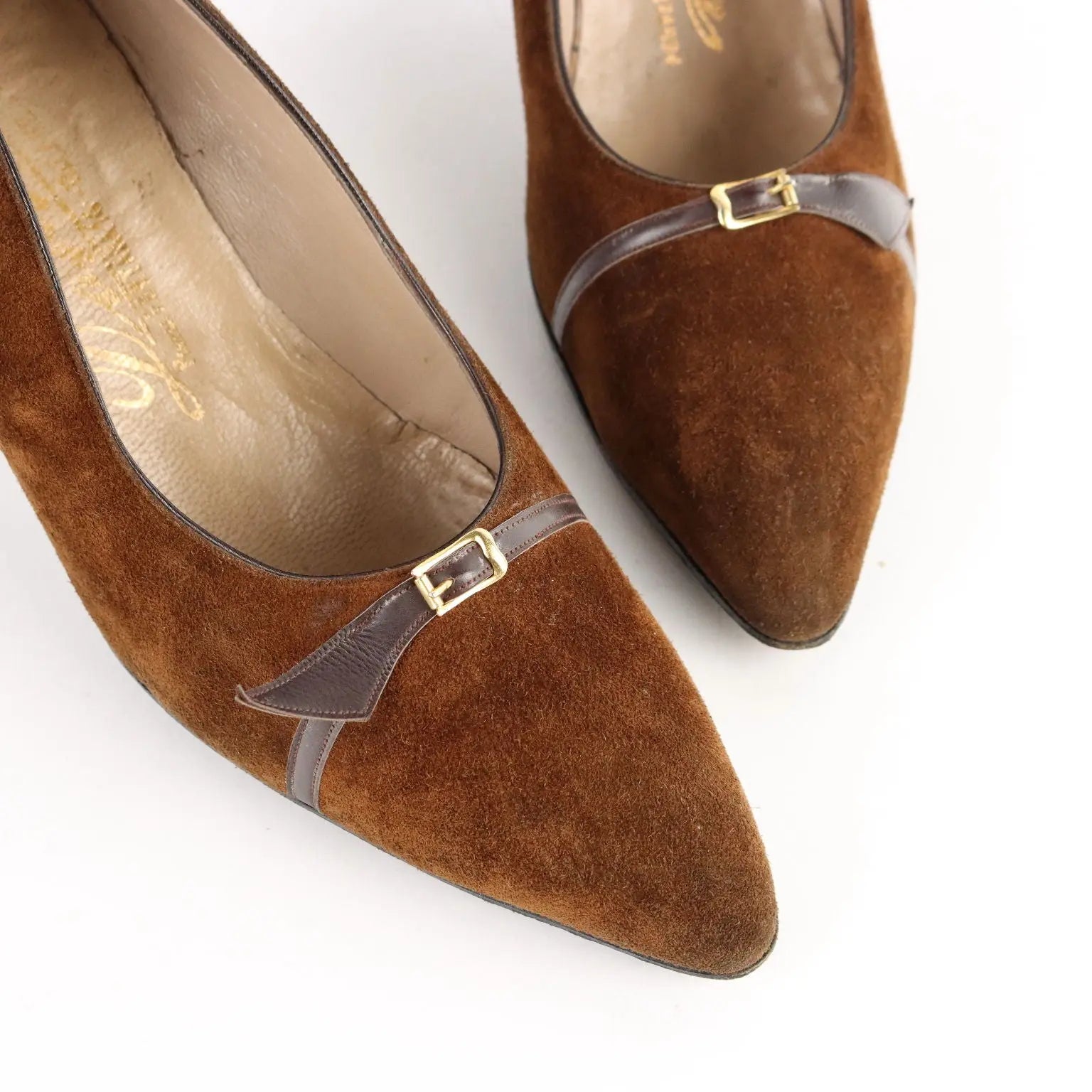 Vintage Shoes Suède Size 5,5 Italy 1960s - Size 5,5 | Clothing & House Linens | Vintage