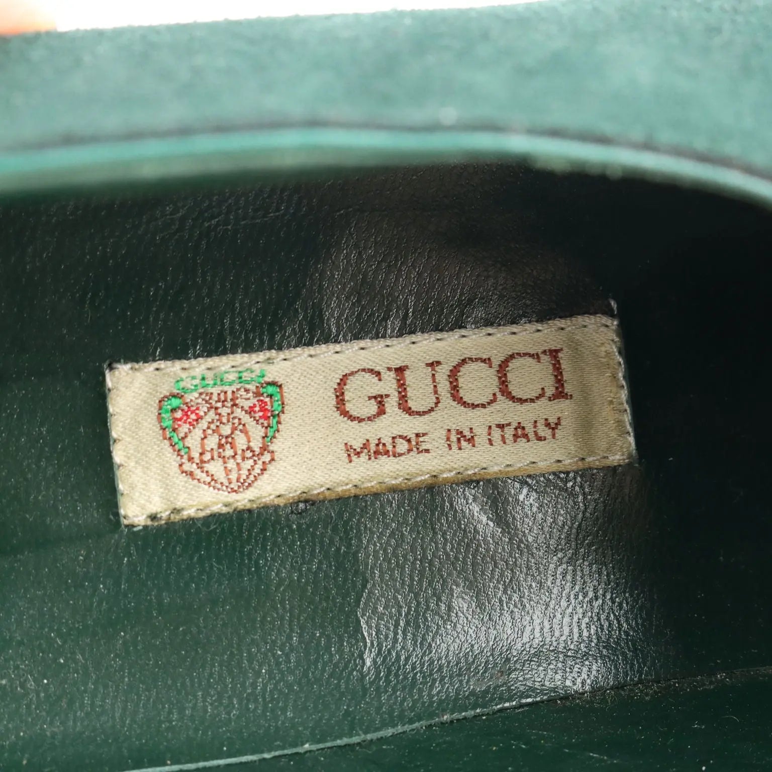 Vintage Gucci Shoes Leather Size 7 Italy 1970s - Size 7 | Clothing & House Linens | Vintage