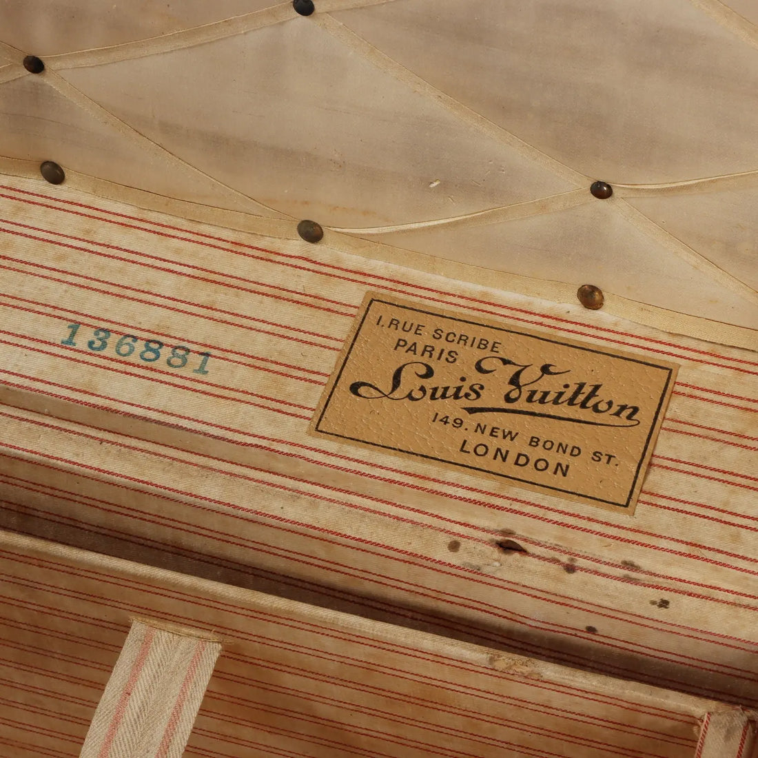 Louis Vuitton Lady's High Trunk Paris 1890-1910 ca. 