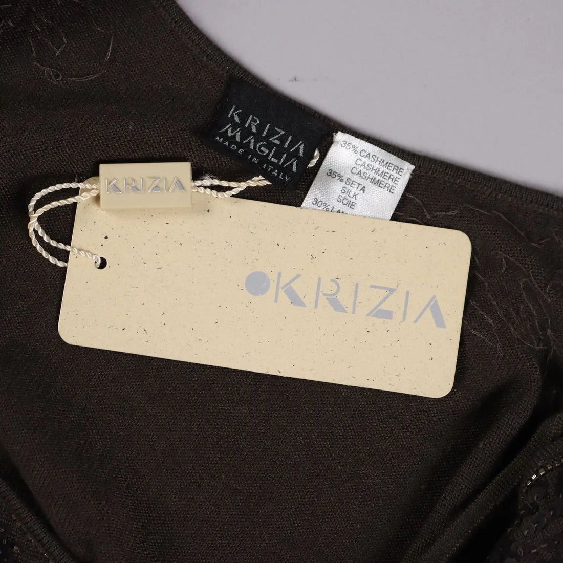 Vintage Dress by Krizia UK Size 12 1980s-90s Caschmere Wool - UK Size 12 | Clothing & House Linens | Vintage