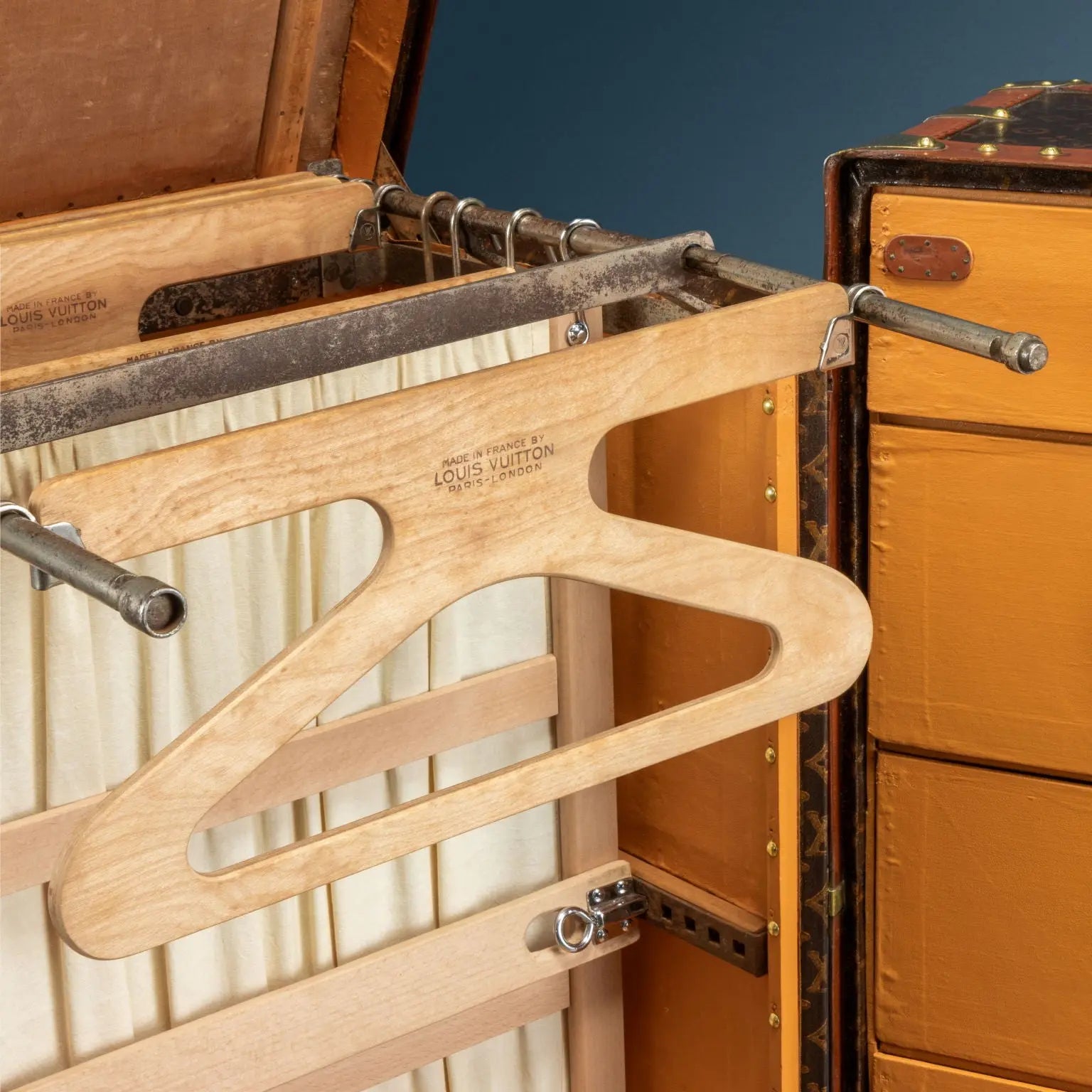 Louis Vuitton Malle Armoire Trunk Leather France 1935 ca. - 1935 ca. | Clothing & House Linens  Vintage