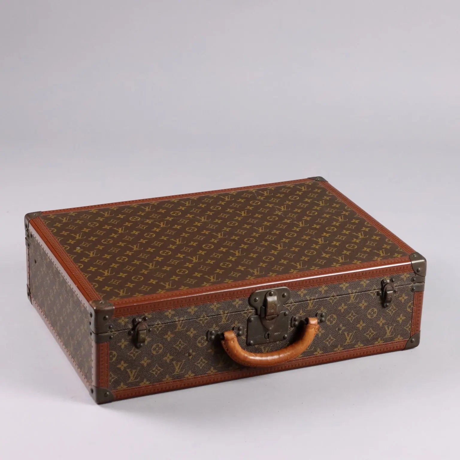 Vintage 1970s Louis Vuitton Suitcase Bisten 60 Monogram Canvas - Paris, 1970s | Clothing & House Linens | Vintage