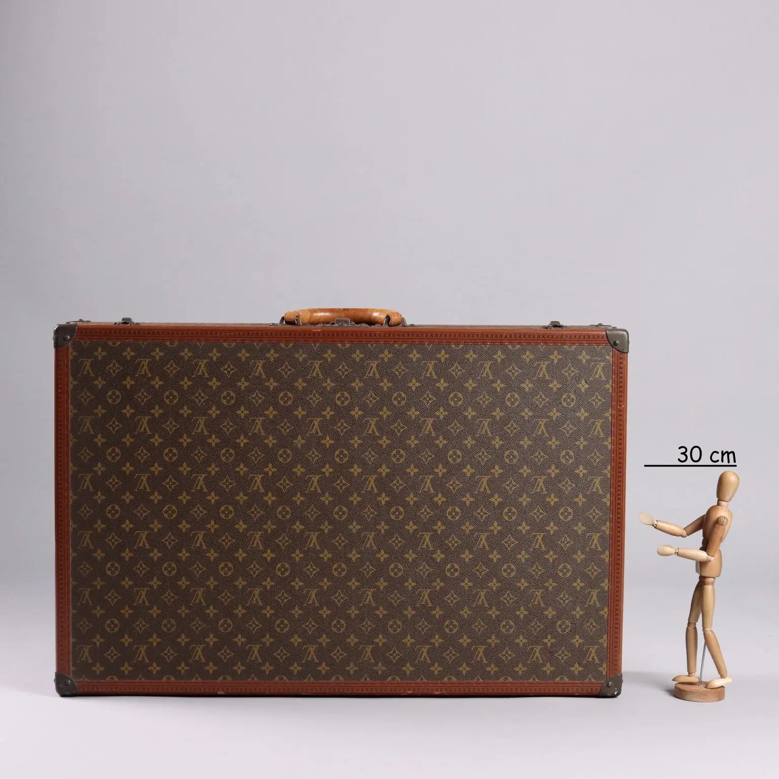 Vintage 1970s Suitcase Louis Vuitton Alzer 80 Monogram Canvas France - Paris, 1970s | Clothing & House Linens | Vintage