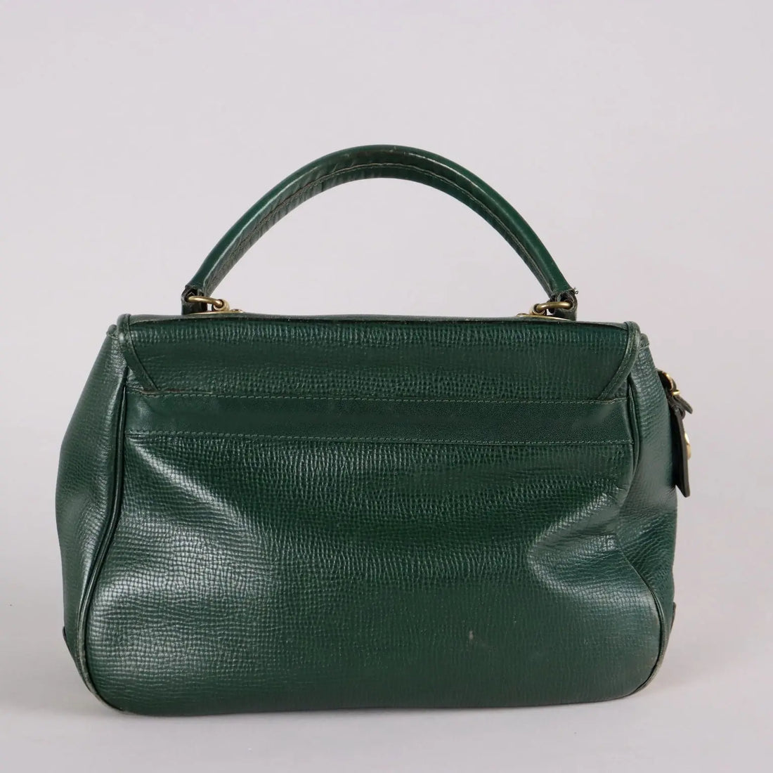 Vintage Bag Piero Guidi Green Leather Italy 1980s | Clothing & House Linens | Vintage