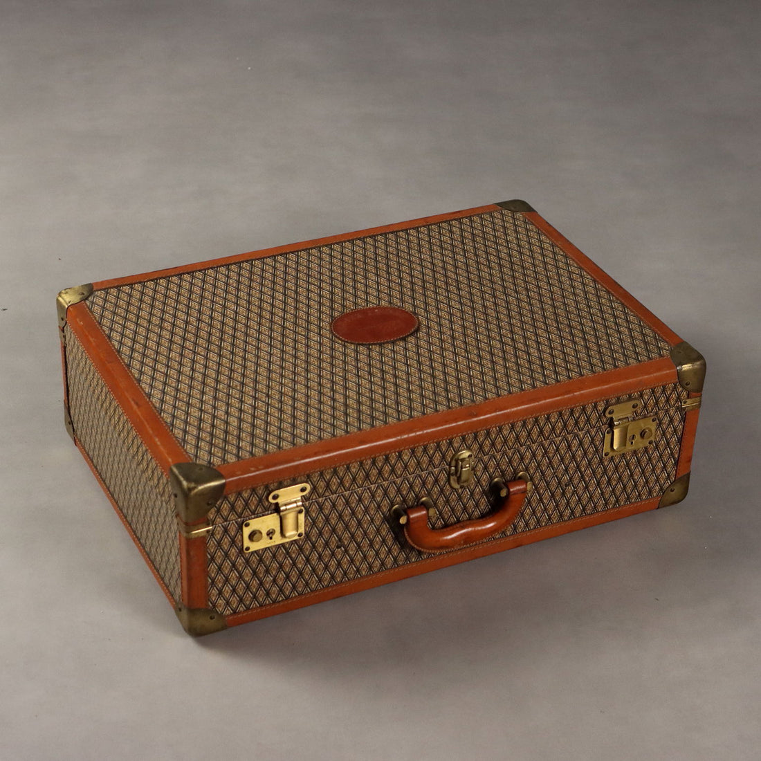 T&J Vestor Set Suitcases Vintage Leather Canvas Various Dimensions