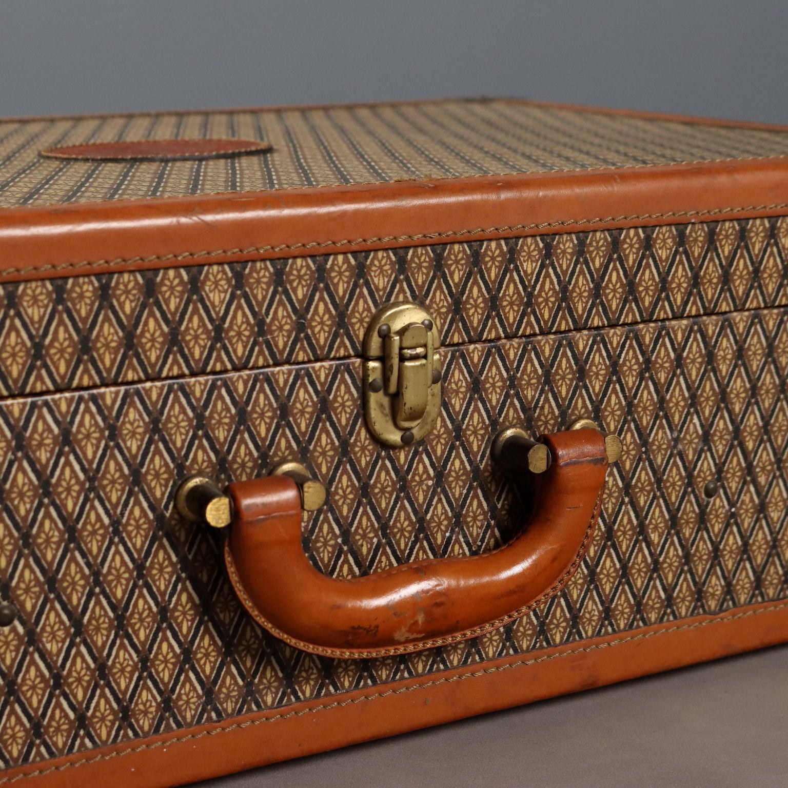 T&J Vestor Set Suitcases Vintage Leather Canvas Various Dimensions