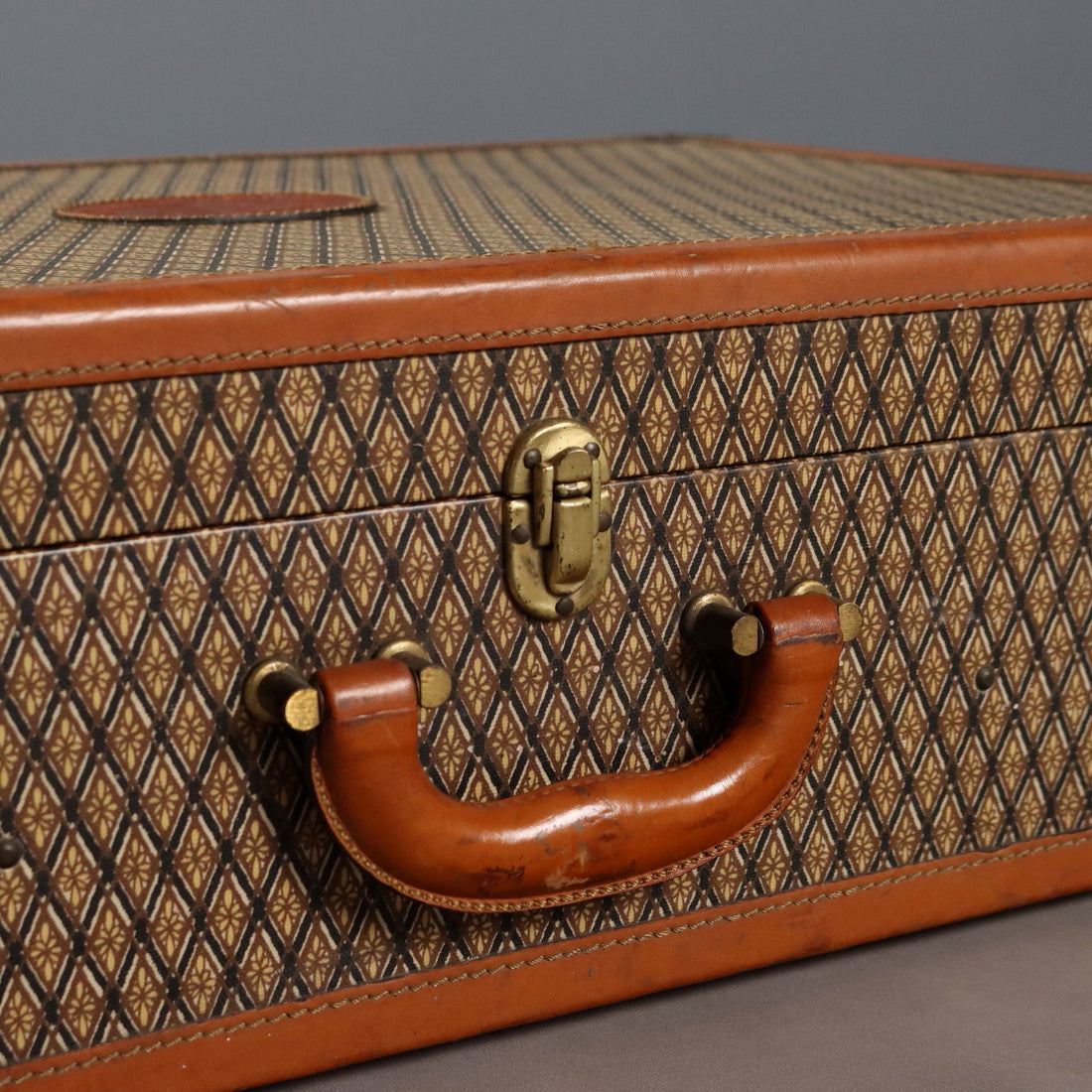 T&J Vestor Set Suitcases Vintage Leather Canvas Various Dimensions