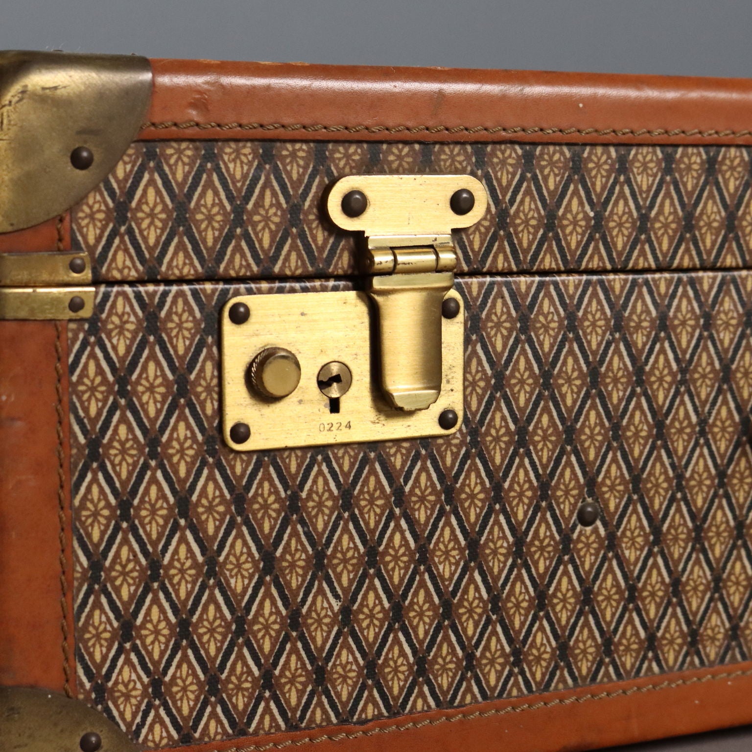 T&J Vestor Set Suitcases Vintage Leather Canvas Various Dimensions