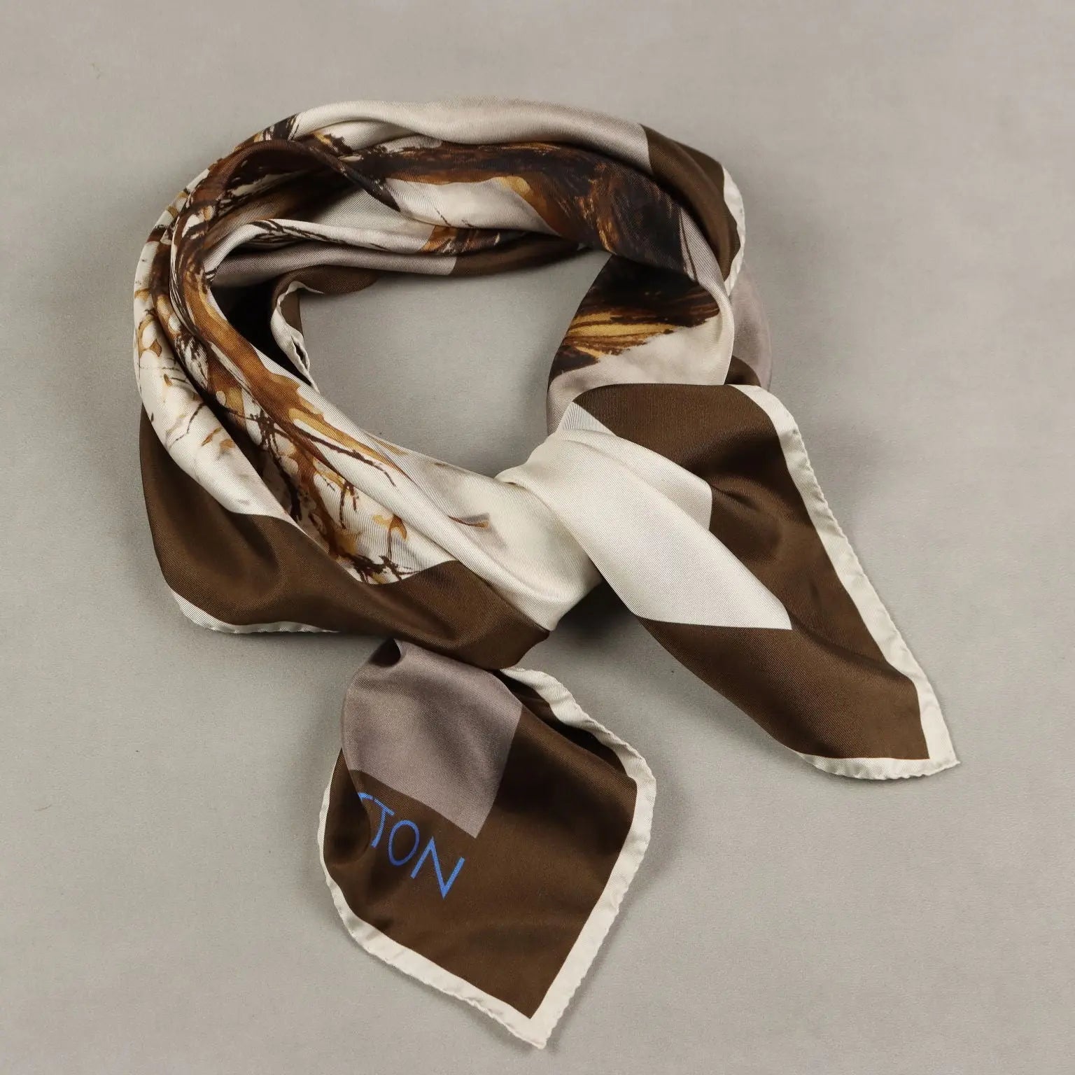 Vintage Louis Vuitton Scarf Autumn Tree Silk France 1970s | Clothing & House Linens | Vintage