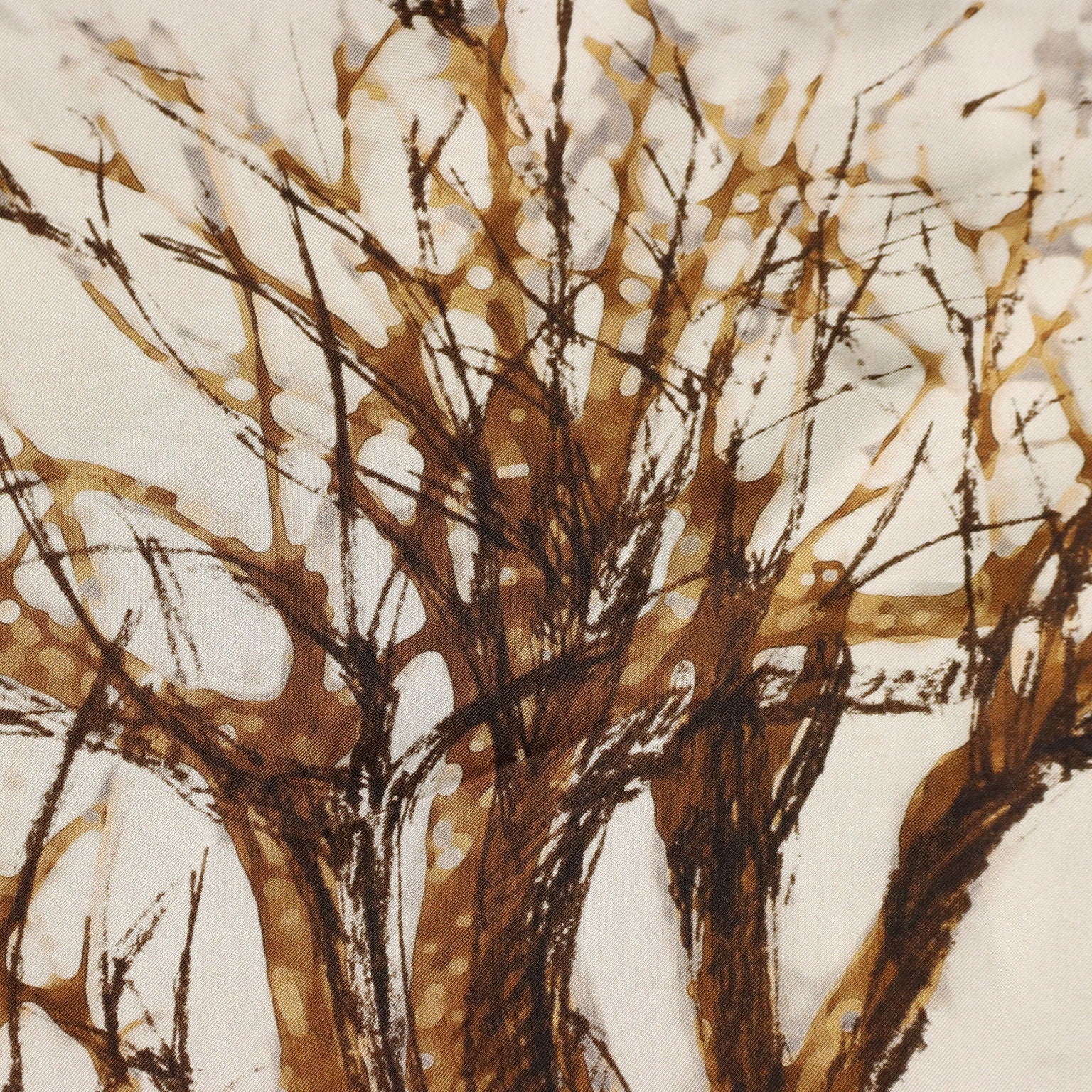 Vintage Louis Vuitton Scarf Autumn Tree Silk France 1970s