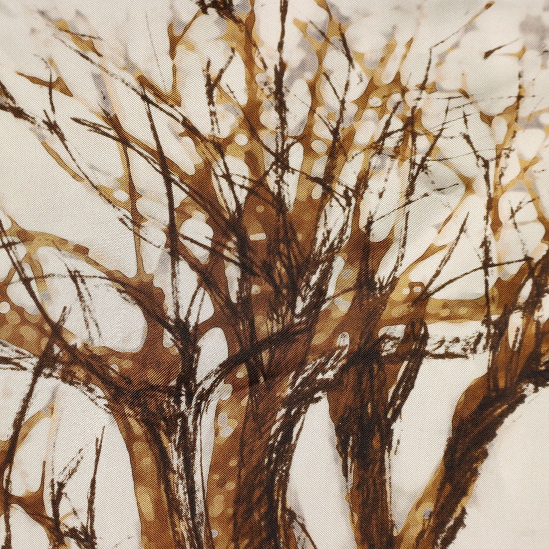 Vintage Louis Vuitton Scarf Autumn Tree Silk France 1970s