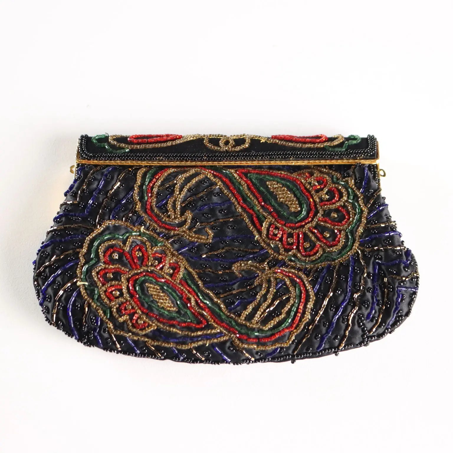 La Nuit Fennec Vintage Handbag Satin Paillettes Lacks | Clothing & House Linens | Vintage