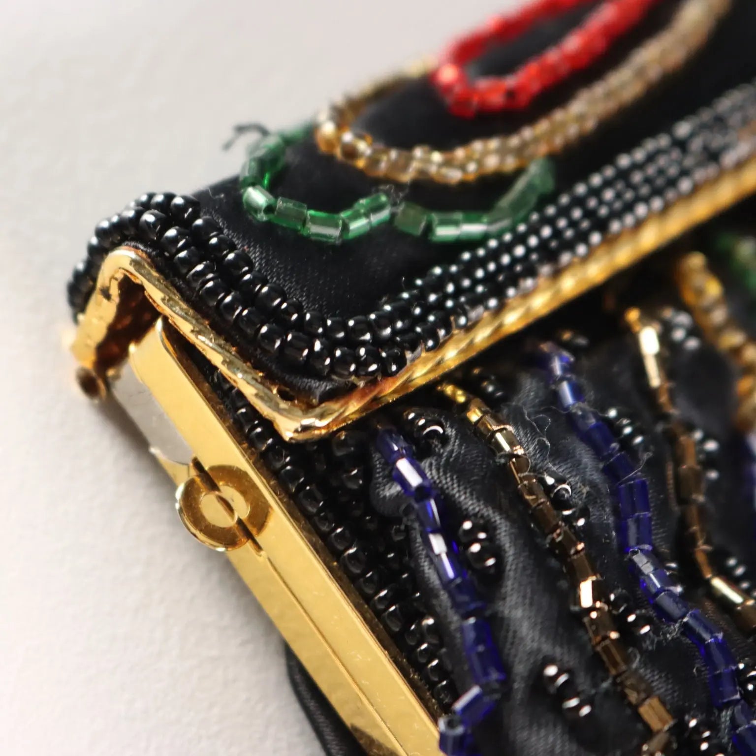 La Nuit Fennec Vintage Handbag Satin Paillettes Lacks | Clothing & House Linens | Vintage