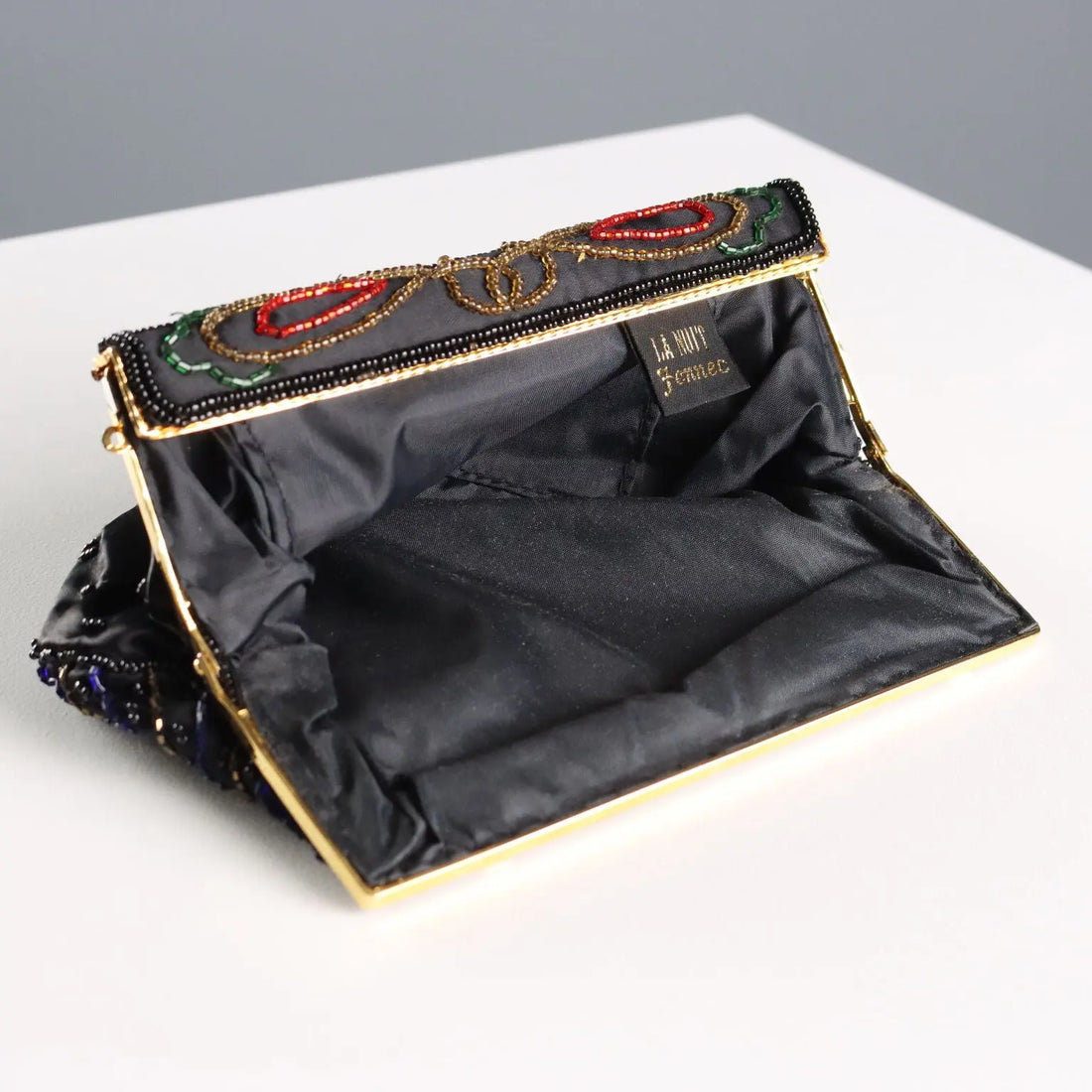 La Nuit Fennec Vintage Handbag Satin Paillettes Lacks | Clothing & House Linens | Vintage