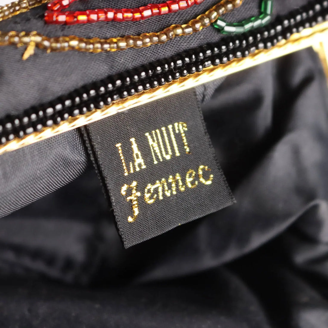 La Nuit Fennec Vintage Handbag Satin Paillettes Lacks | Clothing & House Linens | Vintage