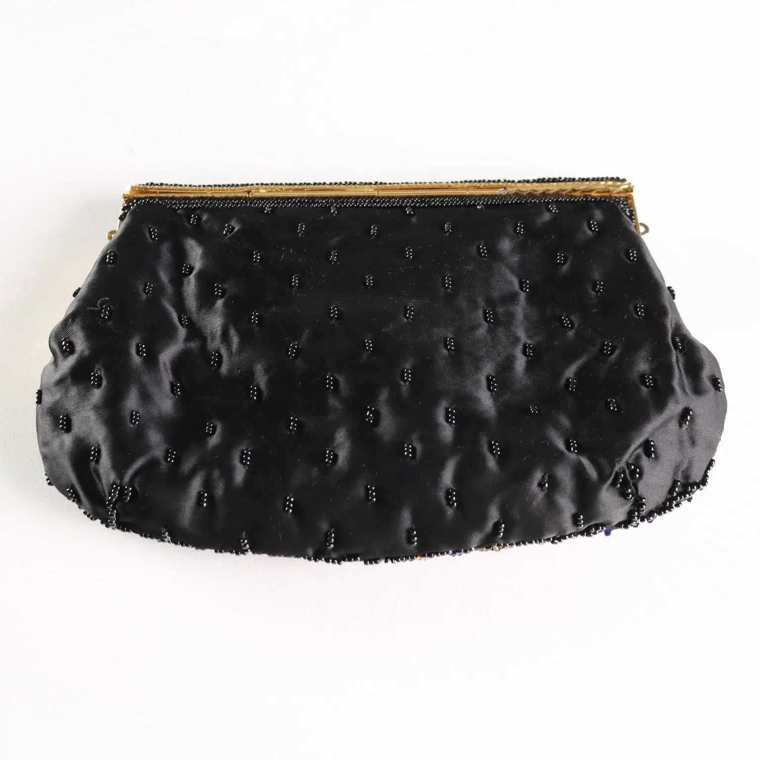 La Nuit Fennec Vintage Handbag Satin Paillettes Lacks | Clothing & House Linens | Vintage