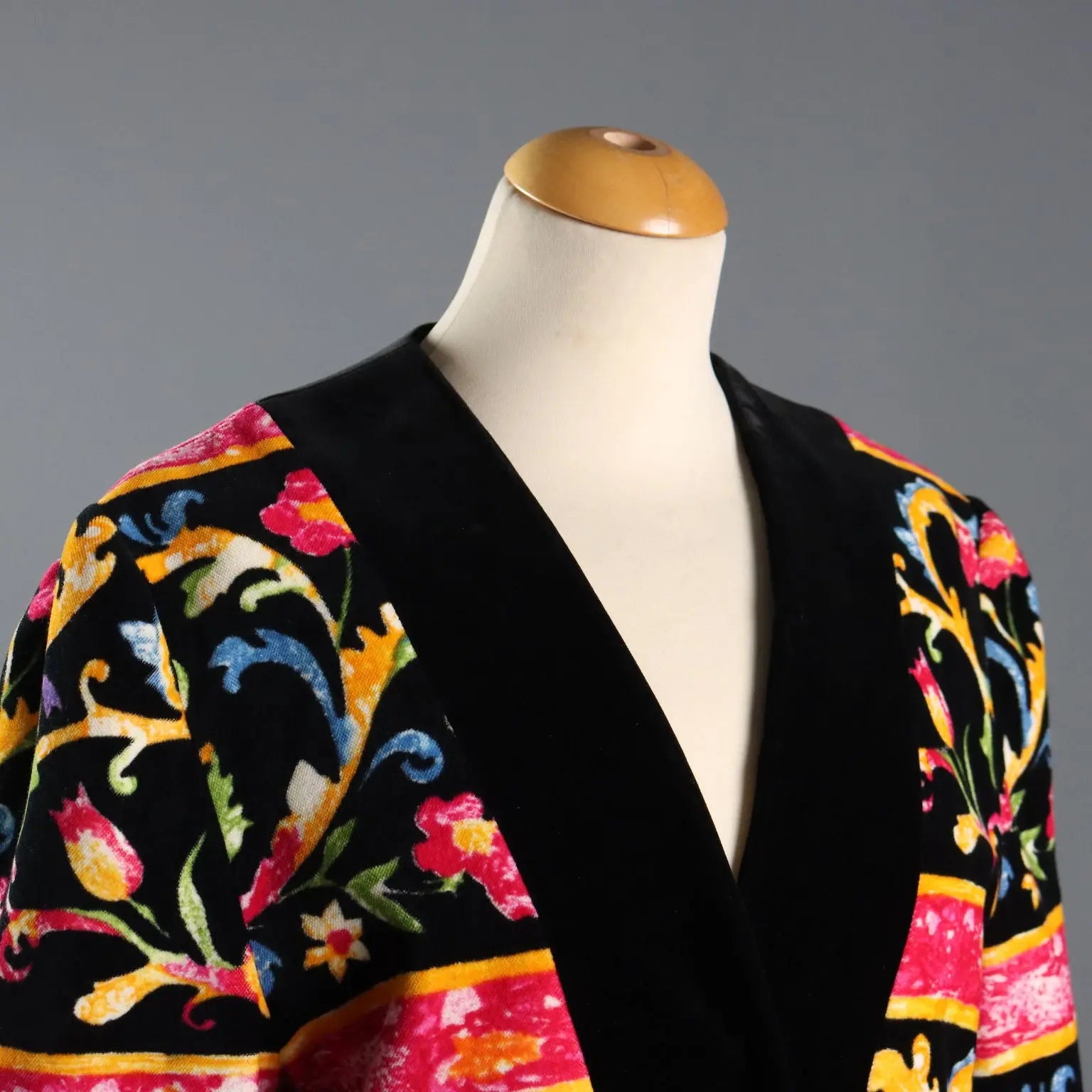 Gai Mattiolo Vintage Jacket Cotton with Flowers Unique Size 1980s | Clothing & House Linens | Vintage
