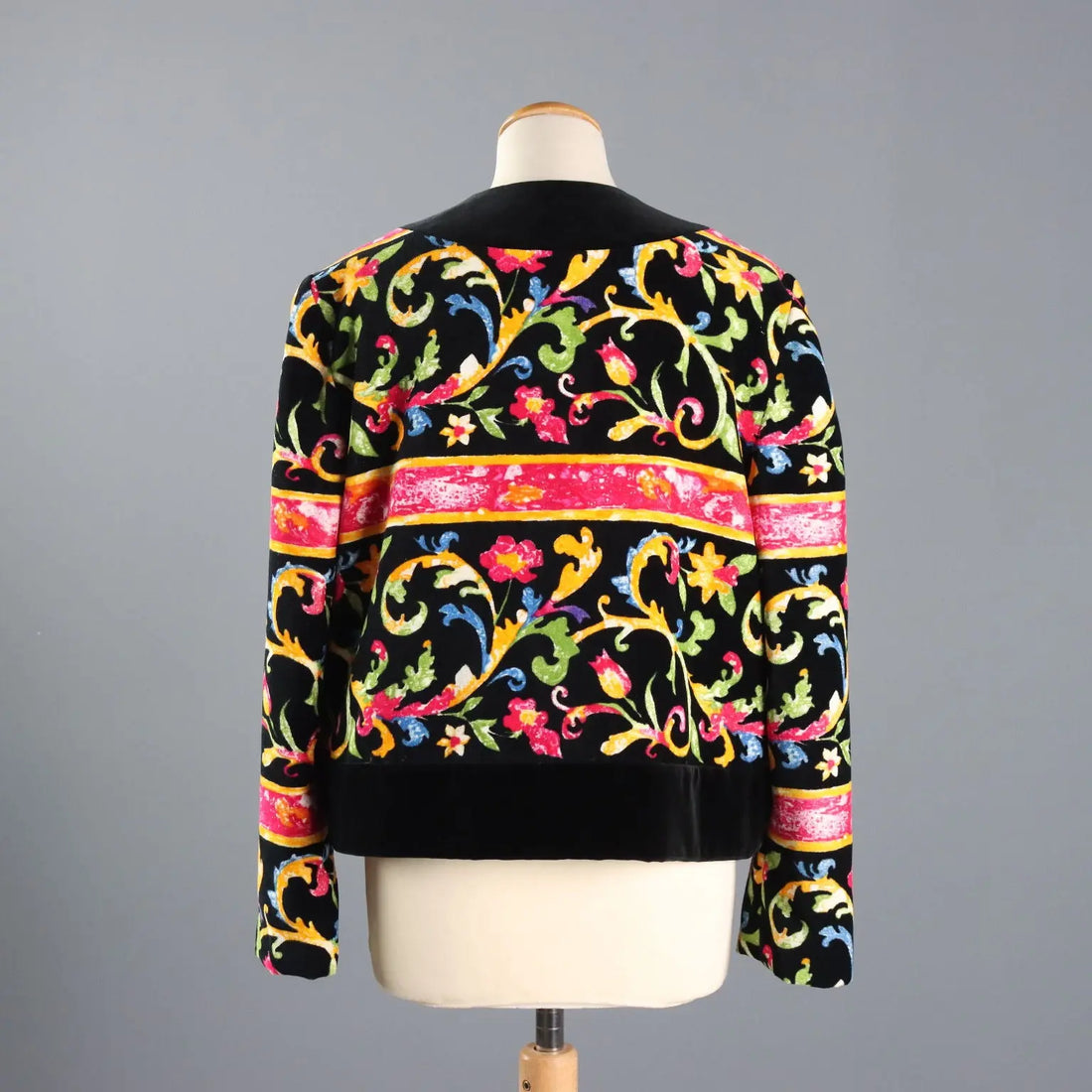 Gai Mattiolo Vintage Jacket Cotton with Flowers Unique Size 1980s | Clothing & House Linens | Vintage