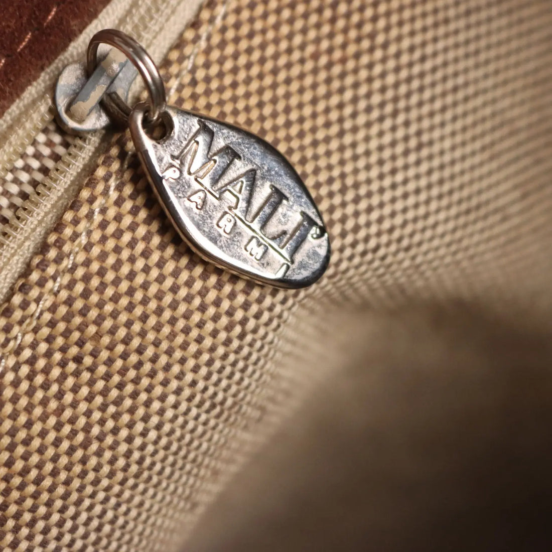 Maliparmi Vintage Bag Patchwork Canvas Leather Italy 1990s | Clothing & House Linens | Vintage