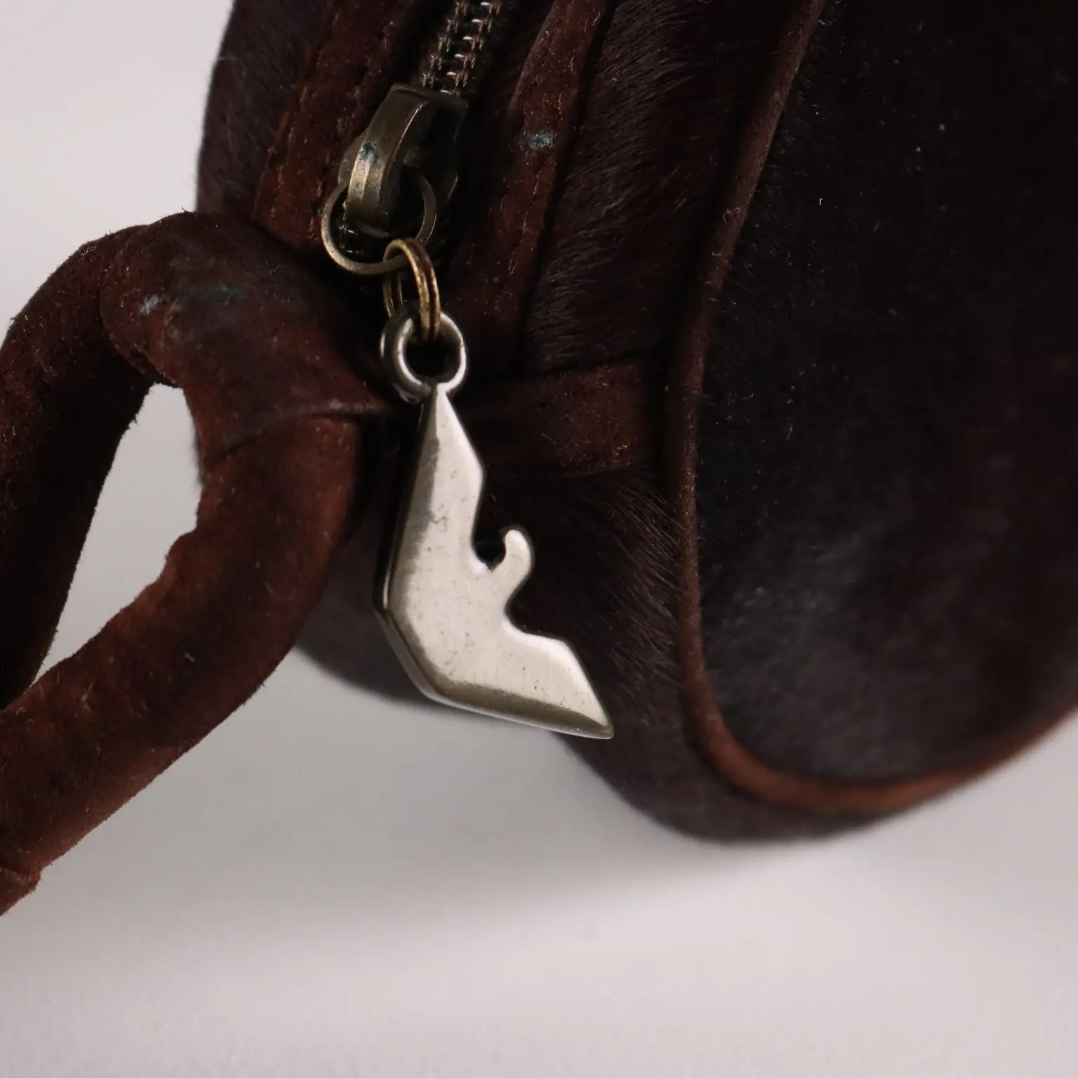 Emporio Armani Handbag Vintage Suede Leather Italy 1980s-1990s | Clothing & House Linens | Vintage