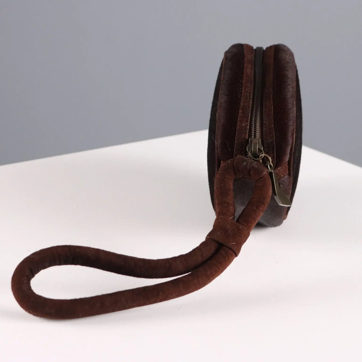 Emporio Armani Handbag Vintage Suede Leather Italy 1980s-1990s | Clothing & House Linens | Vintage