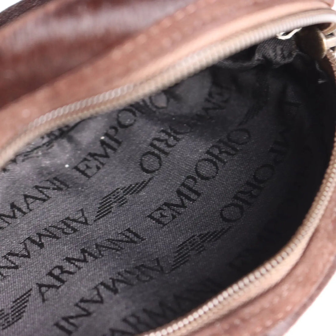 Emporio Armani Handbag Vintage Suede Leather Italy 1980s-1990s | Clothing & House Linens | Vintage