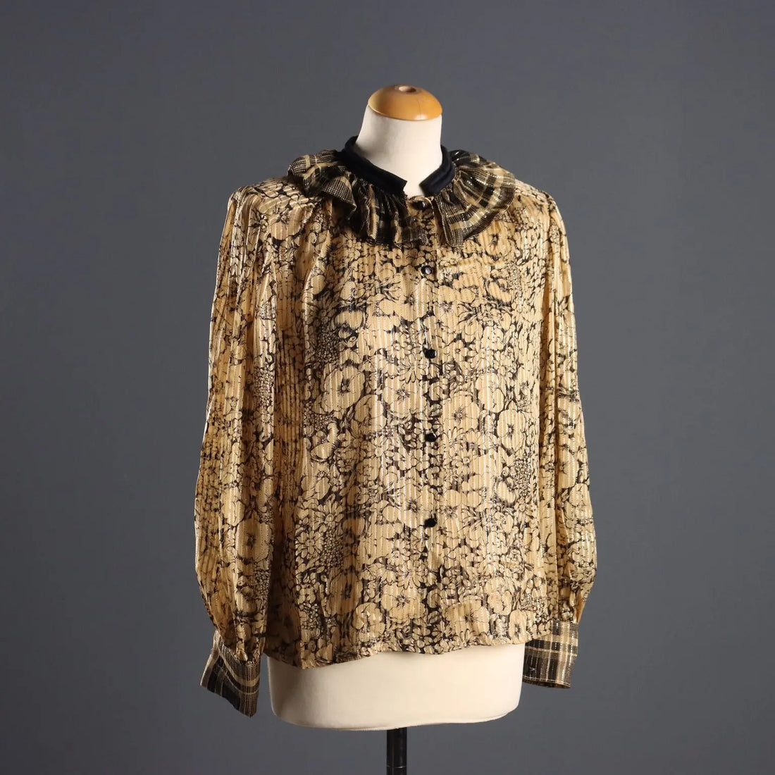 Vintage Capucine Shirt Silk UK Size 10 France 1970s - UK Size 10 | Clothing & House Linens | Vintage